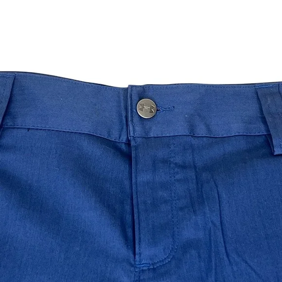 Under Armour Women's Navy Blue HeatGear Golf Casual Shorts Size 14 NWT - Picture 4 of 7
